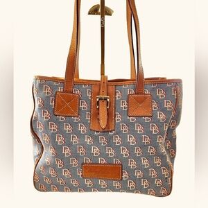 Dooney & Bourke Denim Signature Tote Bag